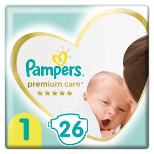 ϳ Pampers Premium Care  1 (2-5 ) 26  (8001841104614)  - babypremium.com.ua
